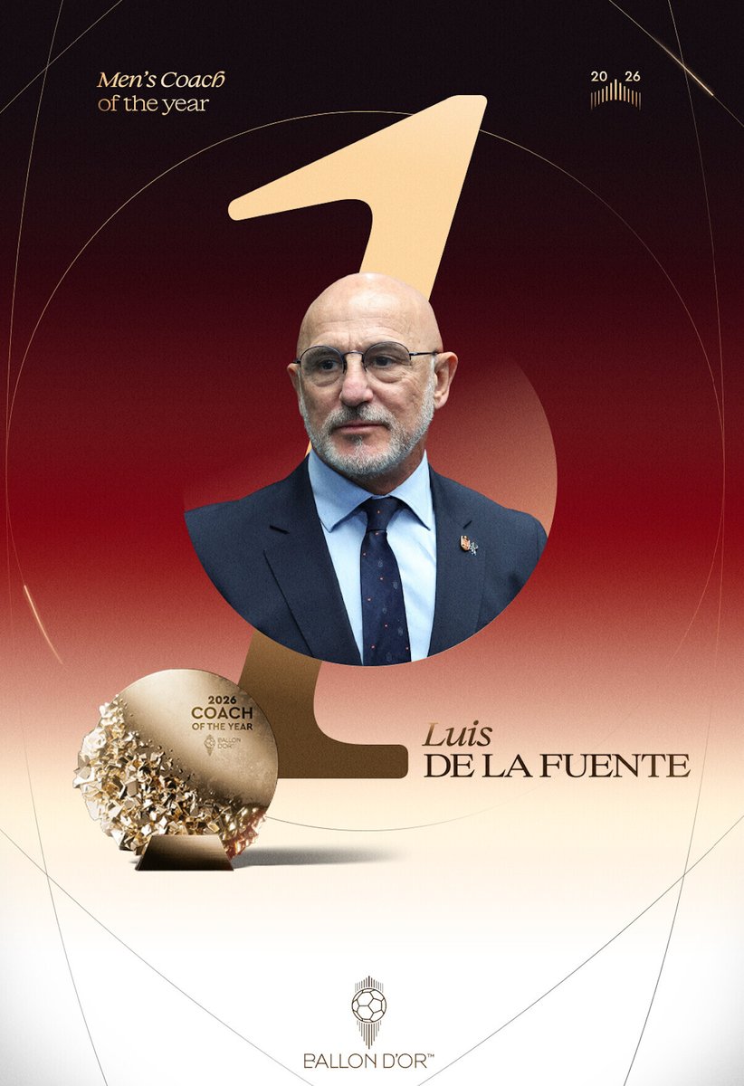 Luis de la Fuente sacré entraîneur de l’année
