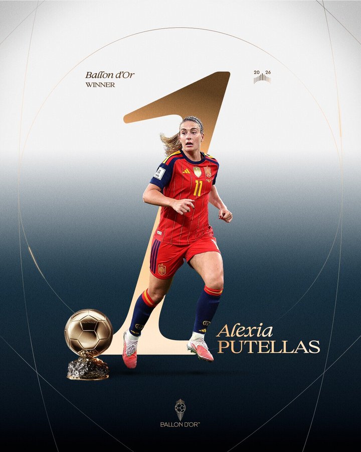 Alexia Putellas décroche son troisième Ballon d’Or